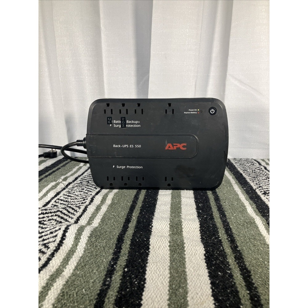 APC BN600G Back-UPS 600 Surge Protection Battery Backup With Used Battery